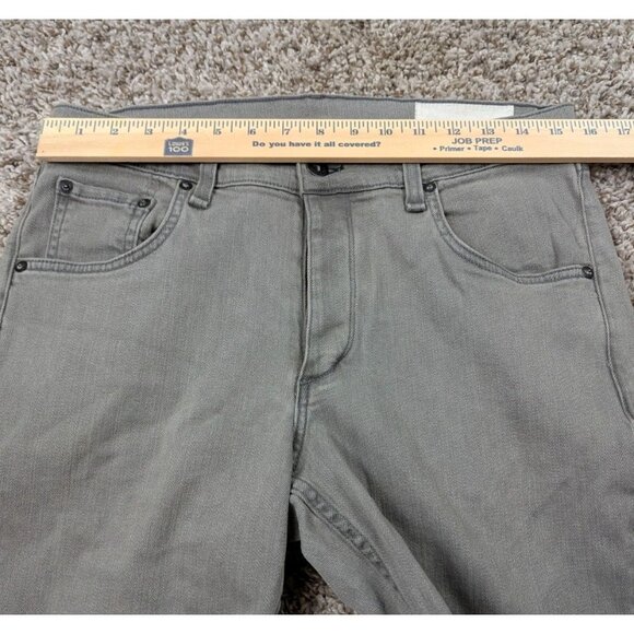 Rag & Bone Fit 2 Slim Jeans Mens 32 X 33 Gray Button Fly Standard Issue 32x33 - Picture 5 of 6